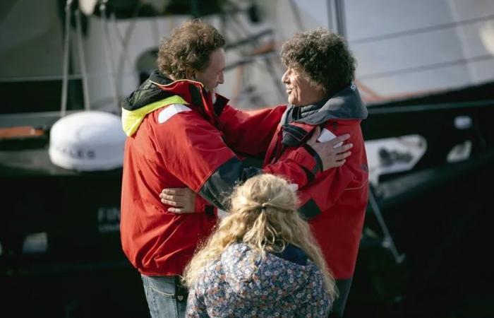 Jean Le Cam and Jean-Paul Rouve in the film Valley of Fools