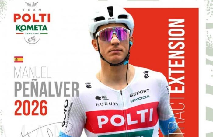 Cycling. Transfer – Team Polti Kometa extends fast Spanish rider