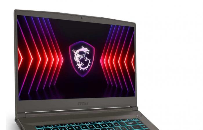 Promo €699 MSI Thin 15 B12UCX-2412FR, versatile 15″ thin and light scalable Ultrabook under Intel Core i5-H with GeForce RTX 2050 to play modest games