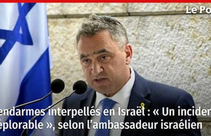 Gendarmes arrested in Israel: “A deplorable incident”, according to the Israeli ambassador