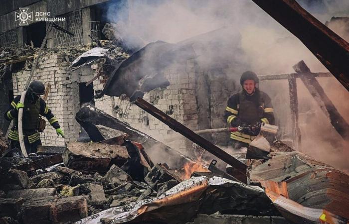 The Ukrainian capital was targeted at dawn on Wednesday by a combined Russian missile and drone attack