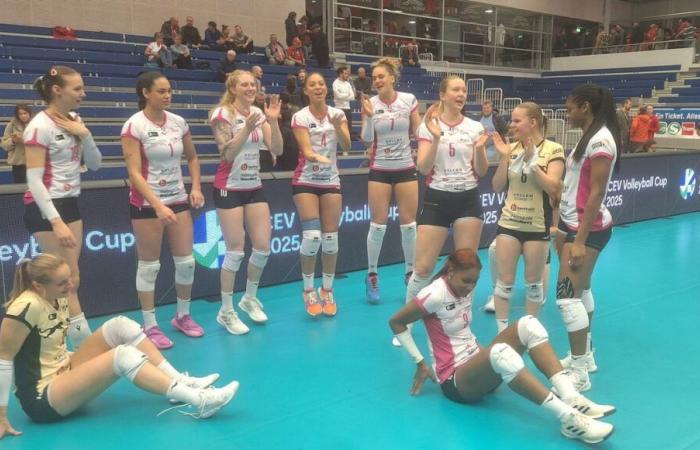 Women’s Volleyball: the VNVB marches on Dresden (0-3) and will go to Maribor in the round of 16 of the CEV Cup