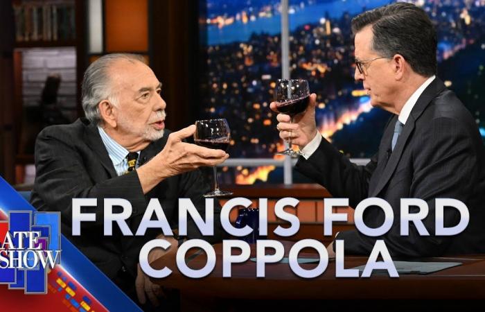 Francis Ford Coppola and Stephen Colbert Finally Sat Down to Talk About Megalopolis—Jabs and All