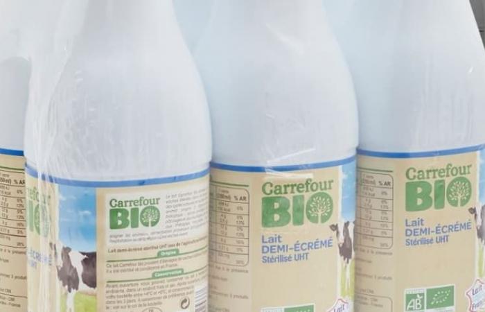 Recall of milk bottles sold in all Leclerc and Carrefour stores