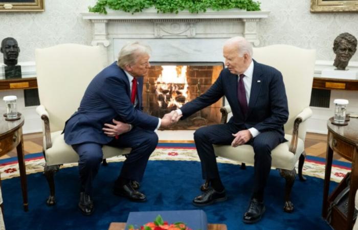 Trump, triumphant, received at the White House by Biden – 11/13/2024 at 5:44 p.m.