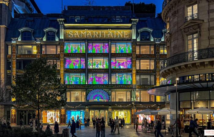 Christmas 2024 at the Samaritaine: parade and hot chocolate for the inauguration this evening!