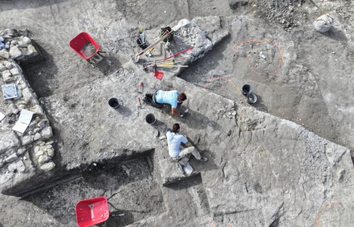 this village reveals medieval remains in the city center