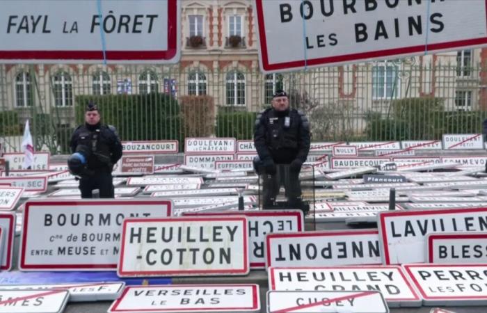 150 farmers mobilized in front of the Haute-Marne prefecture