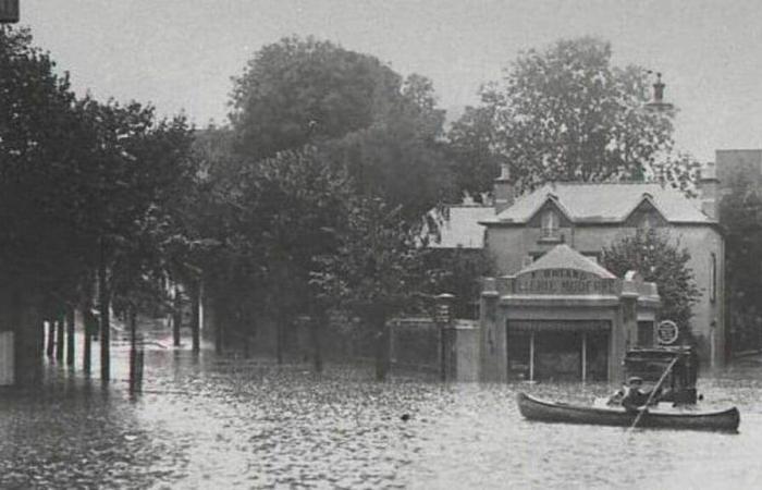 In Brittany, what is the historic record for rain falling in a single day?