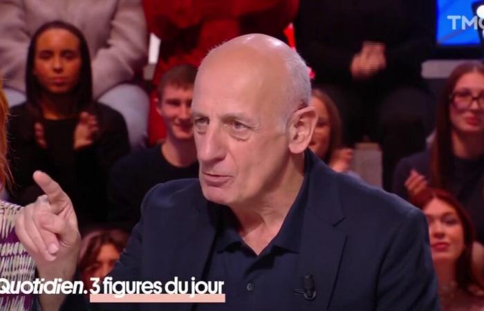 “He had better shut up”: Jean-Michel Aphatie beside himself in Quotidien, a deputy in his sights