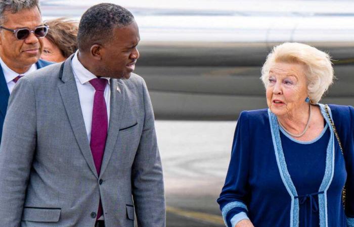 Princess Beatrix has landed in Saint-Martin and begins her annual Caribbean trip