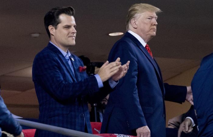 Donald Trump names Matt Gaetz attorney general