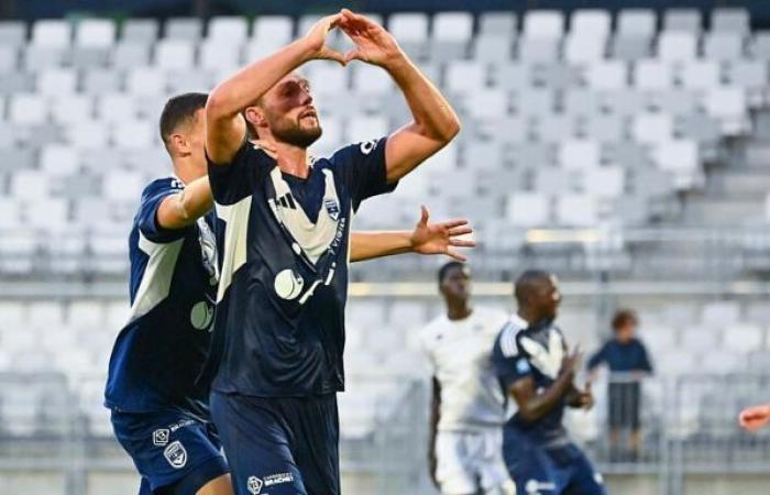 The Girondins win against Le Poiré with a new goal from Andy Carroll