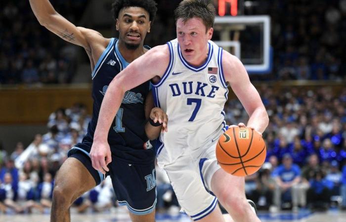 Cooper Flagg, two more Duke basketball stars in top 8 of ESPN NBA mock