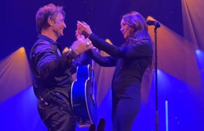 David Hallyday and Laura Smet, brother and sister reunited on stage after 7 years