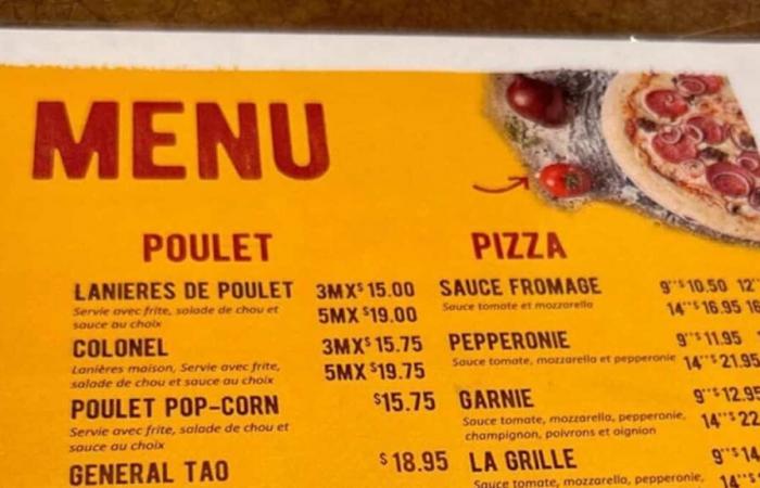 Menu full of mistakes: a restaurateur promises to correct the situation