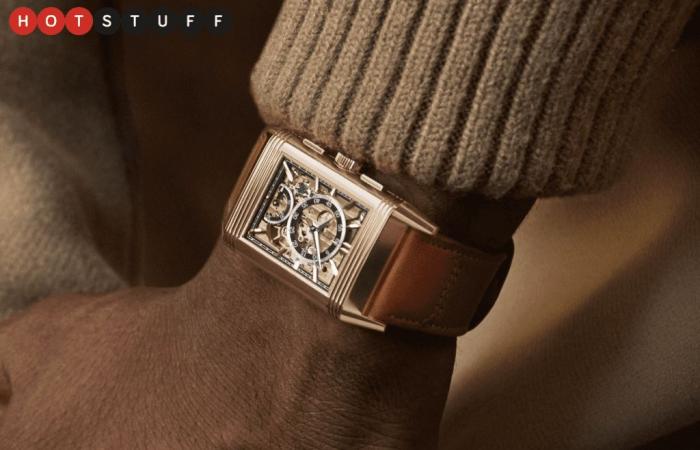 The Jaeger-LeCoultre Reverso Tribute Chronograph goes “rose gold” for its latest limited edition