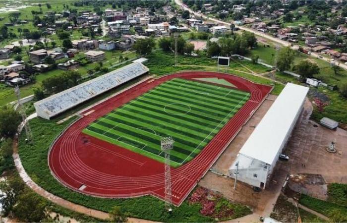 Opening of the Aline Sitoé Diatta, Ely Manel Fall and Lamine Gueye stadiums