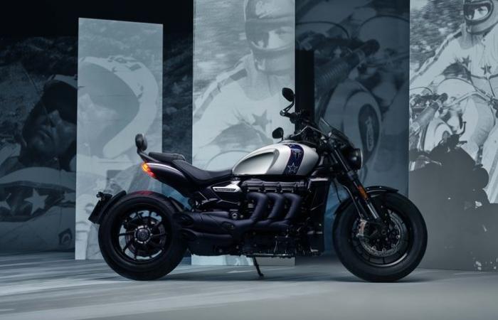 Triumph sends its Rocket 3 into the air with a limited edition