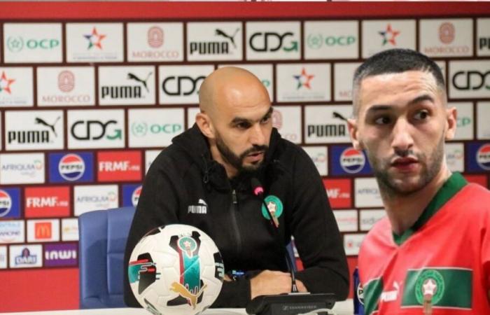 Regragui reveals the reason for Ziyech’s absence from the national team roster