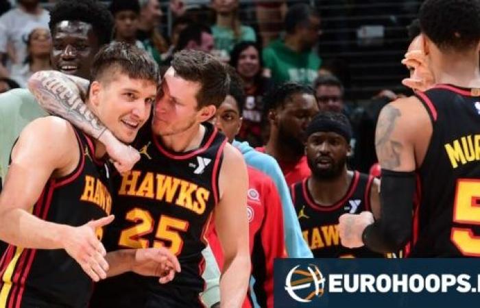 Hawks stun Celtics, update the status of Bogdan Bogdanovic