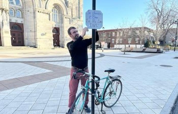 The “DVD Pro” who hangs his craft ads all over Montreal, it’s him