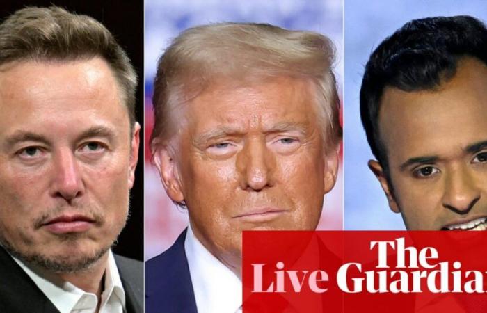 Trump nominates Musk and Ramaswamy to lead new efficiency department – as it happened | Donald Trump