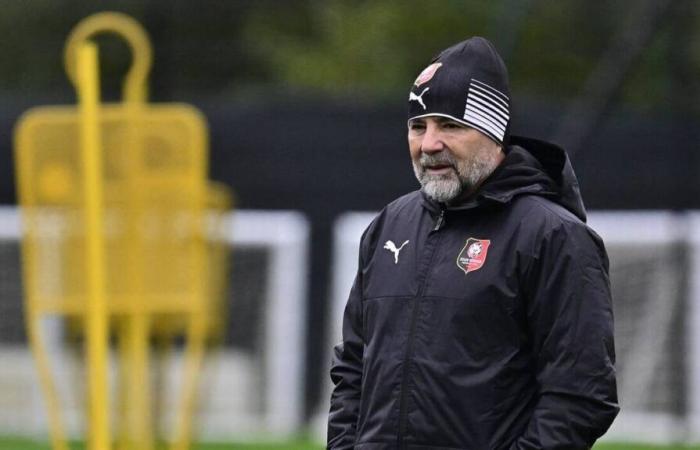 Stade Rennais. Jorge Sampaoli led his first training session with a reduced squad