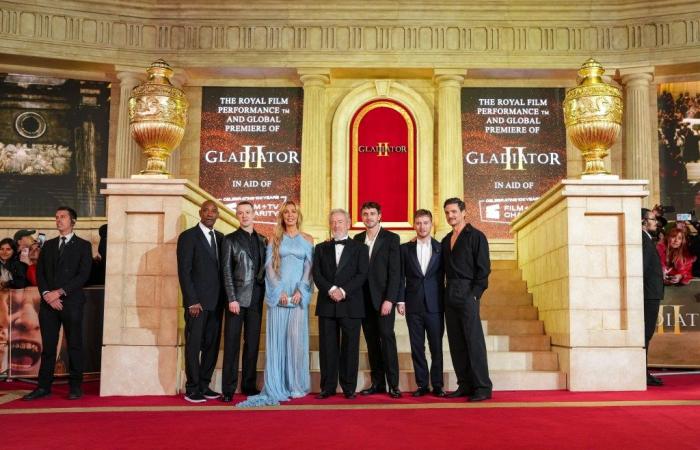 Paul Mescal, Connie Nielsen and Denzel Washington hit the red carpet at the London Royal premiere of ‘Gladiator II’ — photos