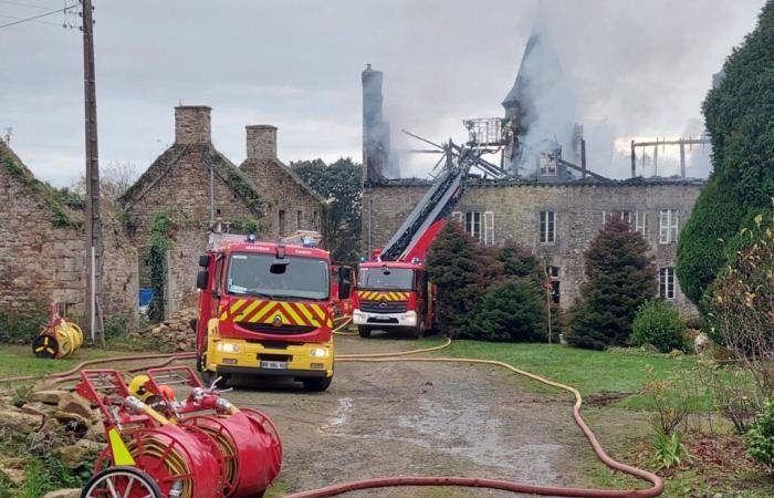 Côtes-d’Armor. A fire devastates a mansion, the town hall calls for solidarity to help the family