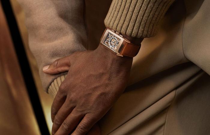 New limited edition of the Jaeger-LeCoultre Reverso Tribute Chronograph in pink gold