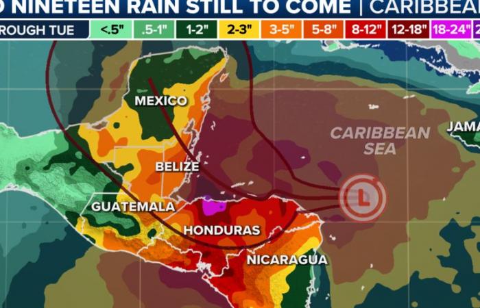 Today’s top weather news: Future Sara to slam Central America with life-threatening floods