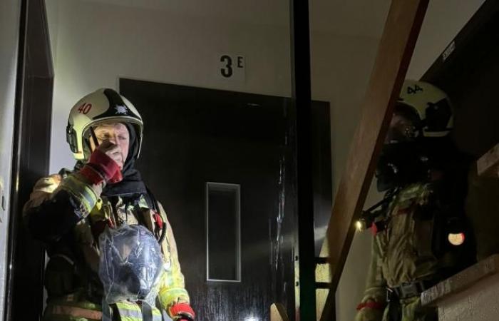 Brussels: the vital prognosis of a person after a fire in Uccle (photos)