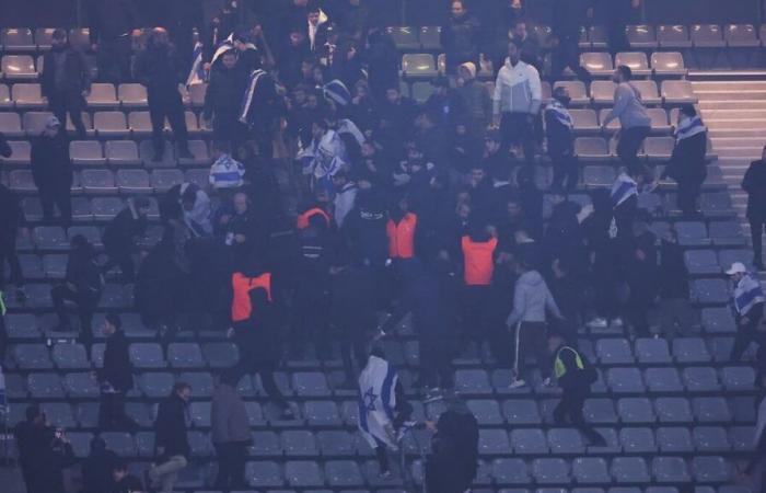 France-Israel: a brief incident in the stands