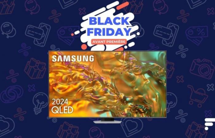 This large 65″ Samsung 4K QLED TV (100 Hz) drops below €800, a great price before Black Friday