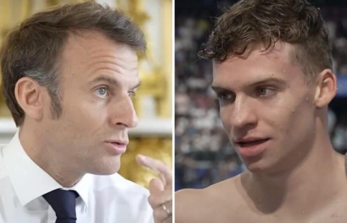 Disappointed, Léon Marchand attacks Emmanuel Macron head-on: “We did well…