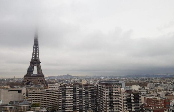 In Paris, less than 10 hours of sunshine throughout the month of November