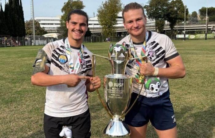 Rugby 7s – interuniversity world championship: the Marseille Zebras in gold