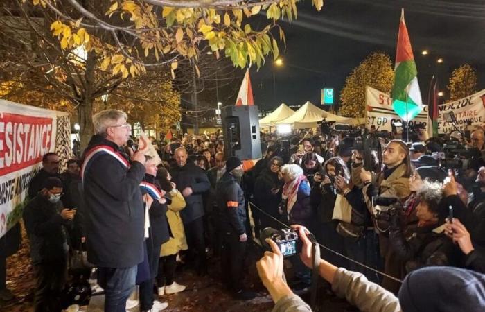 2 km from the Stade de France, a rally was held to say “no to the France – Israel match”