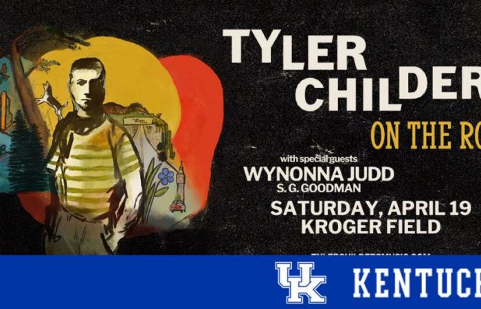 Tyler Childers On The Road Coming to Kroger Field April 19, 2025 – UK Athletics