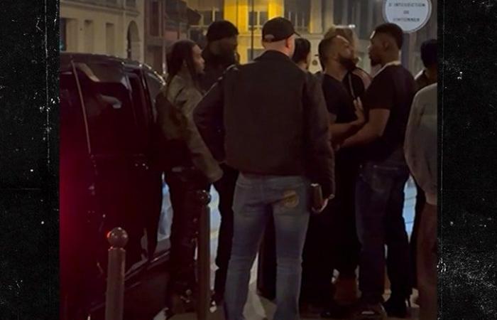 Offset and His Entourage Brawl With Rival Rap Crew in Paris in Wild Video