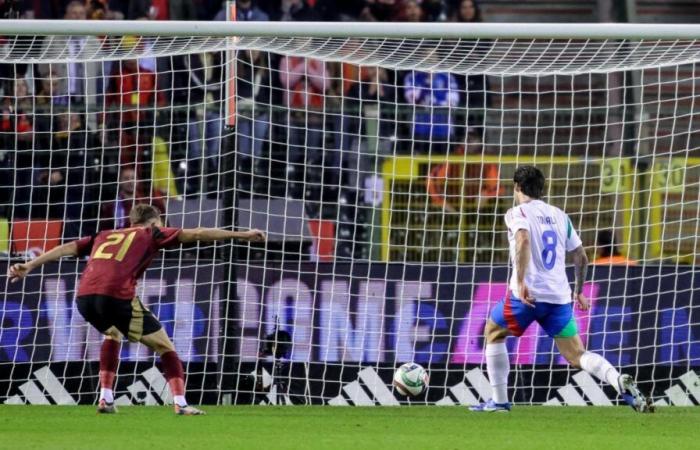 Belgium-Italy 0-1 goal Tonali, the national team qualified for the Nations League playoffs