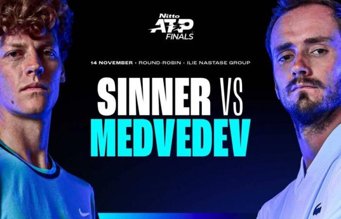 Jannik Sinner and Daniil Medvedev meet in Turin group finale | ATP Tour