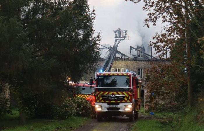 A house ravaged by a fire in the night in Côtes-d’Armor, a call for donations launched