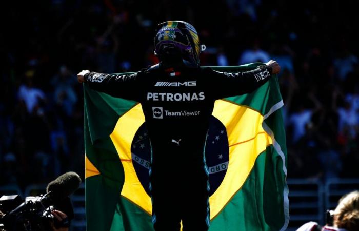 Relive the incredible 2021 Brazilian Grand Prix and Lewis Hamilton's victory