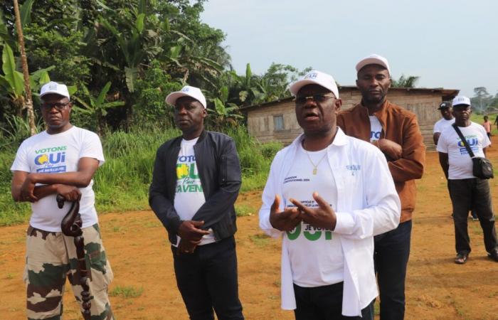 Referendum: In Louétsi-Bibaka, Nzengue Mayila chose proximity for “Yes” | Gabonreview.com