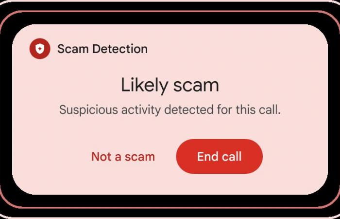 On Android, Google analyzes your calls in real time to detect scams