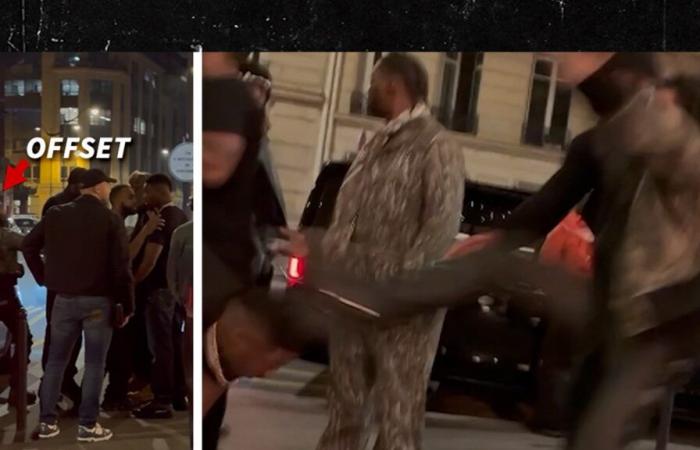 Offset and His Entourage Brawl With Rival Rap Crew in Paris in Wild Video