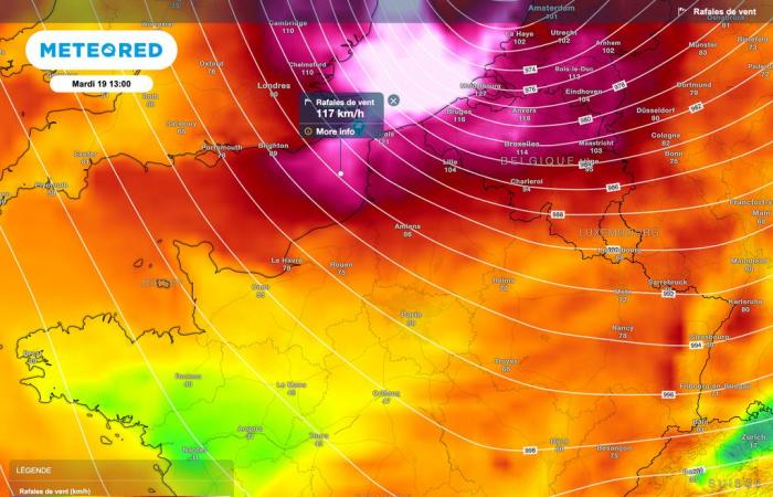 Our maps indicate a clear strengthening of winds in France! Should we expect a gale or a storm?