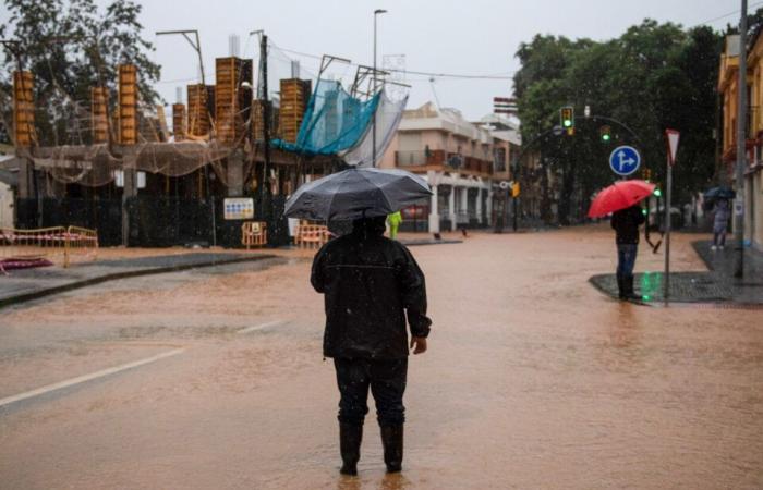 torrential rains fall on Malaga, Valencia still affected